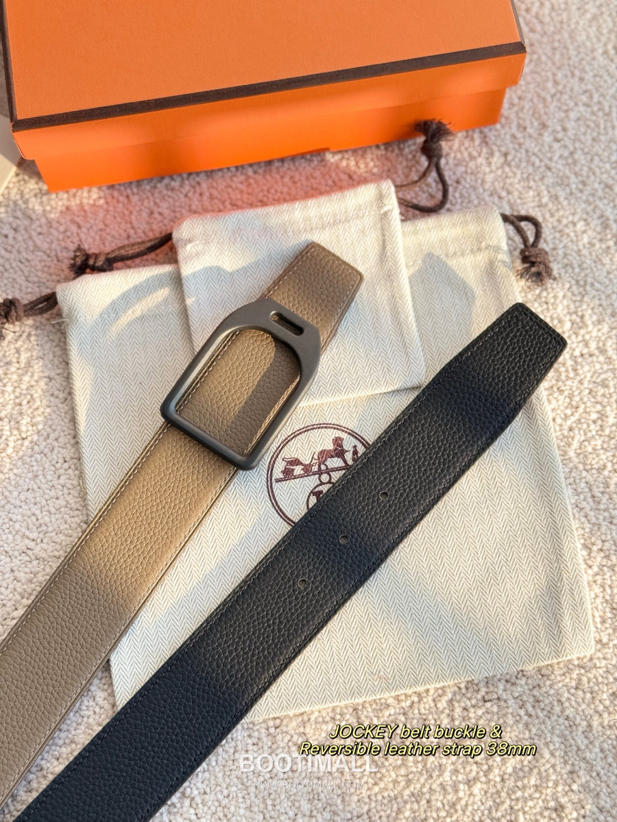 Hermès Jockey Belt Buckle & Reversible Leather Strap 에르메스 조키 버클 & 리버서블 레더 스트랩 벨트 3.8cm 8