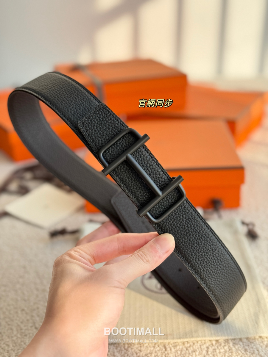 Hermès Jockey Belt Buckle & Reversible Leather Strap 에르메스 조키 버클 & 리버서블 레더 스트랩 벨트 다크브라운 3.8cm 4