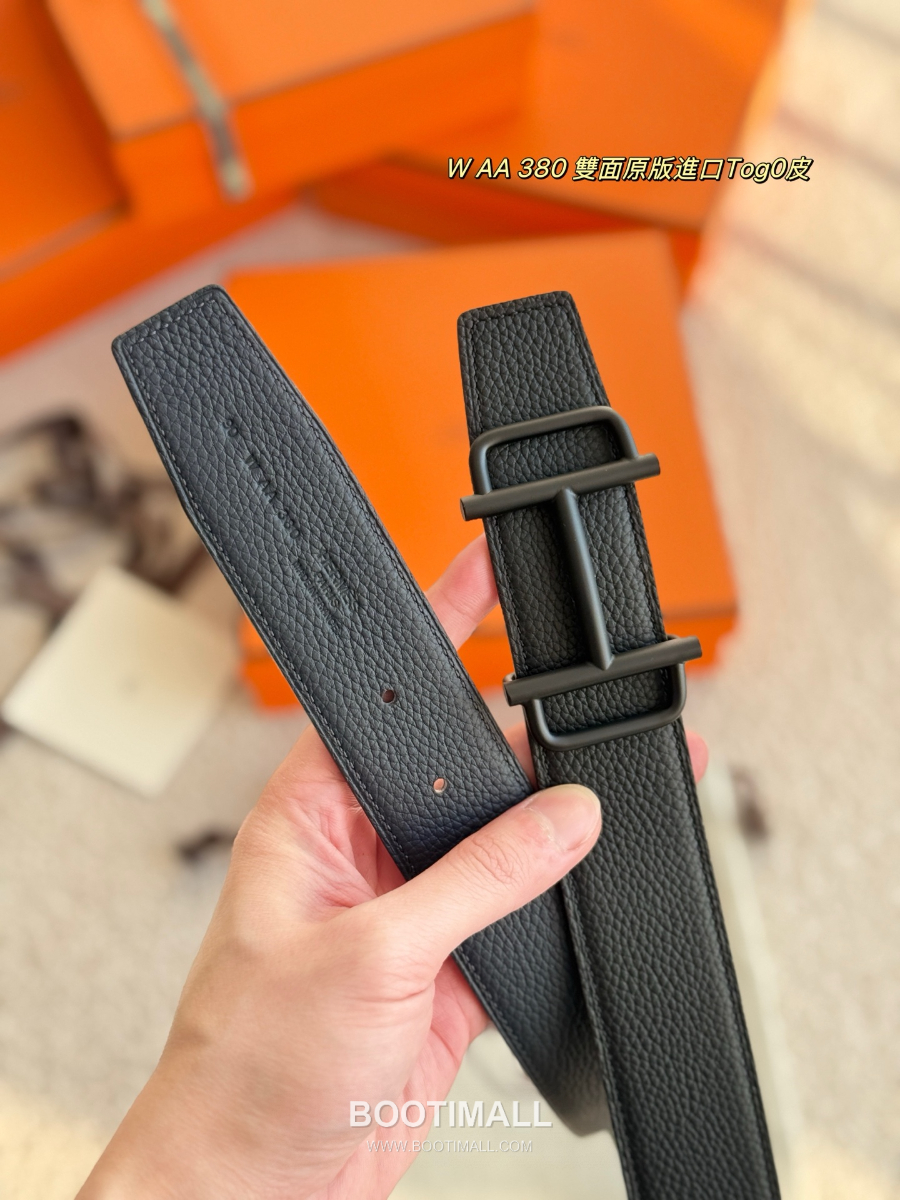 Hermès Jockey Belt Buckle & Reversible Leather Strap 에르메스 조키 버클 & 리버서블 레더 스트랩 벨트 다크그레이 3.8cm 5