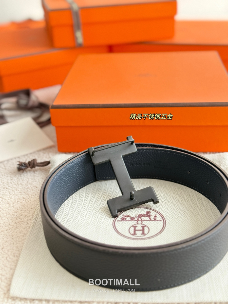 Hermès Constance Belt Buckle & Reversible Leather Strap 에르메스 콩스탕스 버클 & 리버서블 레더 스트랩 벨트 매트블랙 3.8cm 6