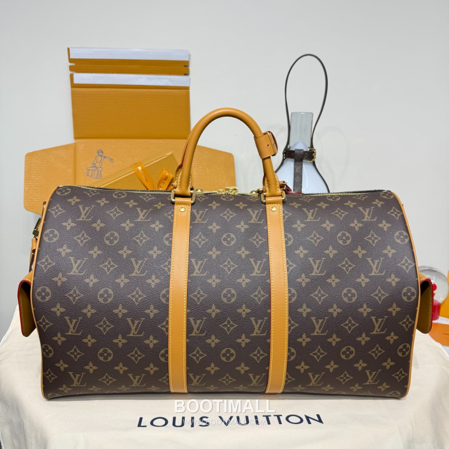 Louis Vuitton Keepall Cargo 50 Monogram Archive M14735 루이 비통 키폴 카고 50 모노그램 아카이브 트래블 더플백 52cm 9