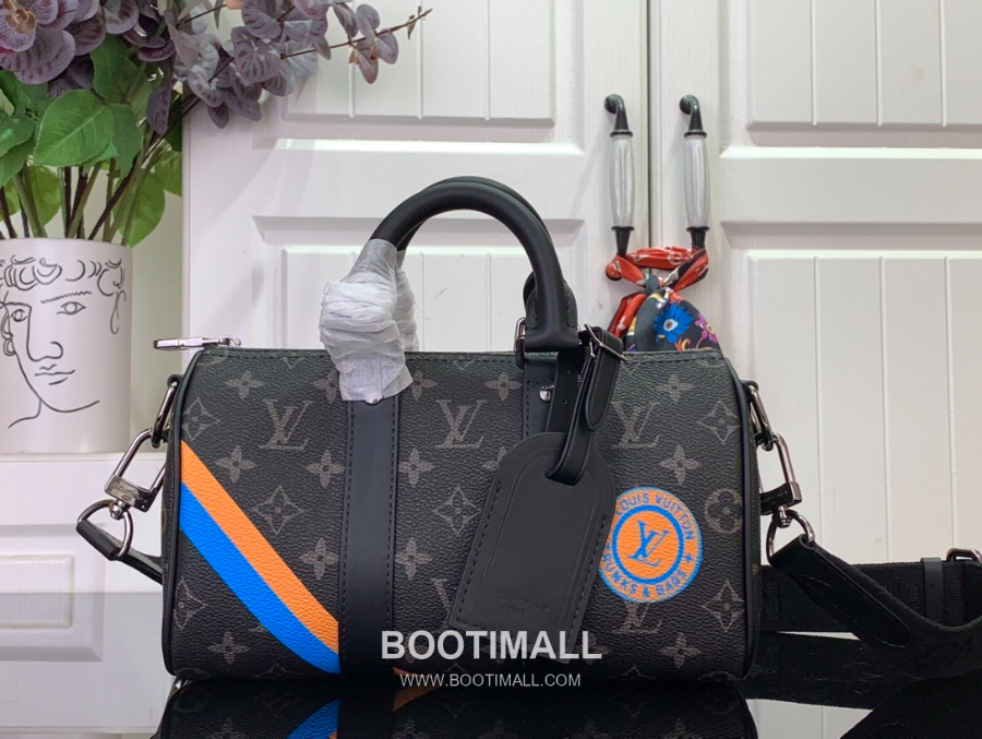 Louis Vuitton Keepall Bandoulière M01942 루이 비통 키폴 반둘리에 25 모노그램 스크린 프린트 핸드백 25cm 4