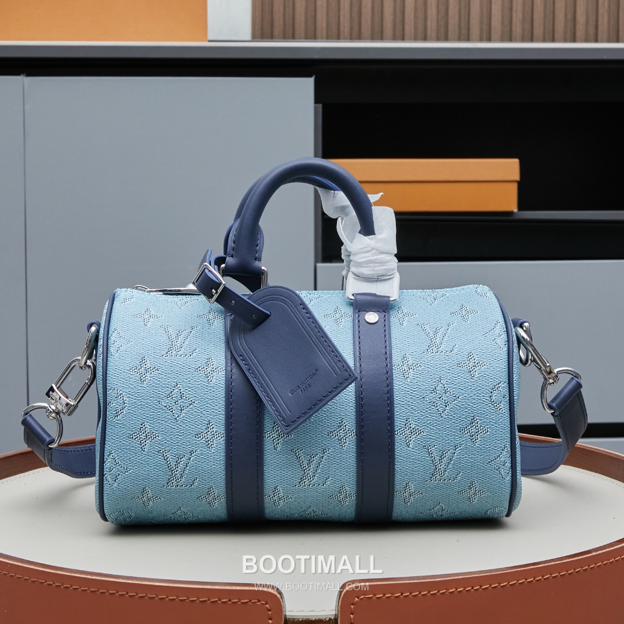 Louis Vuitton Keepall Bandoulière M15076 / M14681 루이 비통 키폴 반둘리에 25 모노그램 헤리티지 코티드 캔버스 핸드백 25cm 3