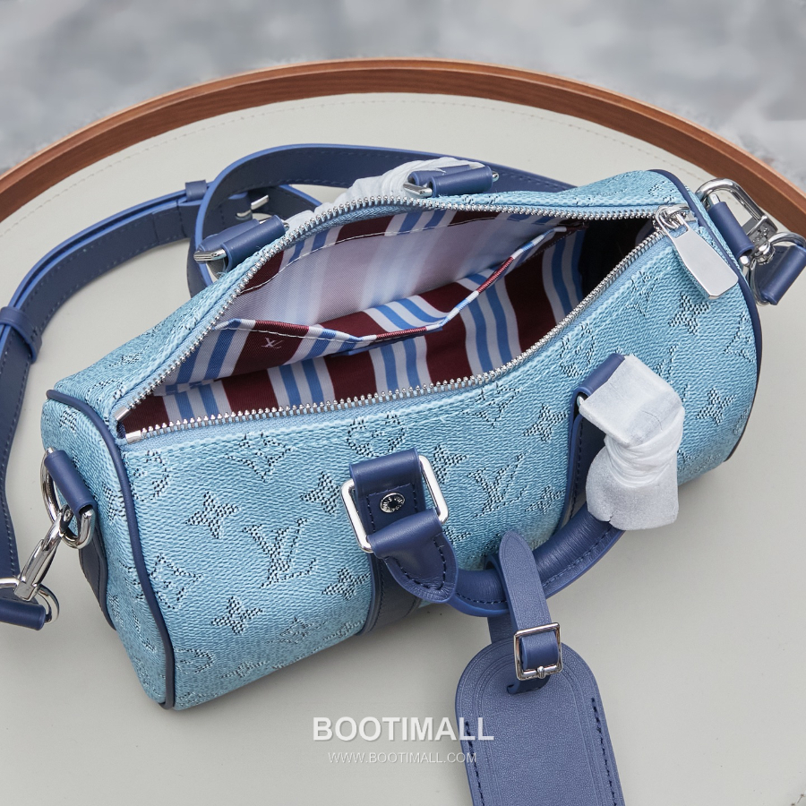 Louis Vuitton Keepall Bandoulière M15076 / M14681 루이 비통 키폴 반둘리에 25 모노그램 헤리티지 코티드 캔버스 핸드백 25cm 12