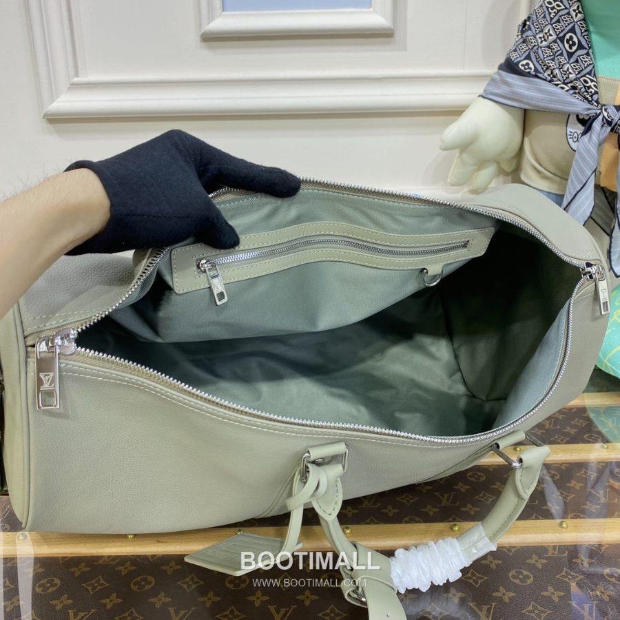 Louis Vuitton Keepall Bandoulière M21420 루이비통 키폴 반둘리에 50 LV 에어로그램 레더 트래블 더플백 50cm 9
