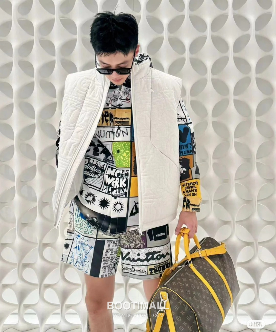 Louis Vuitton Keepall Bandoulière 50 Monogram Macassar 루이 비통 키폴 반둘리에 50 모노그램 마카사르 트래블 더플백 50cm 5