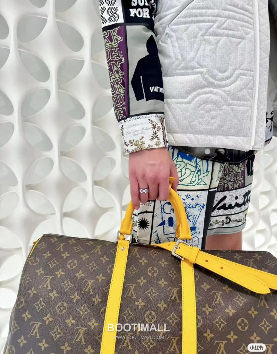 Louis Vuitton Keepall Bandoulière 50 Monogram Macassar 루이 비통 키폴 반둘리에 50 모노그램 마카사르 트래블 더플백 50cm 7