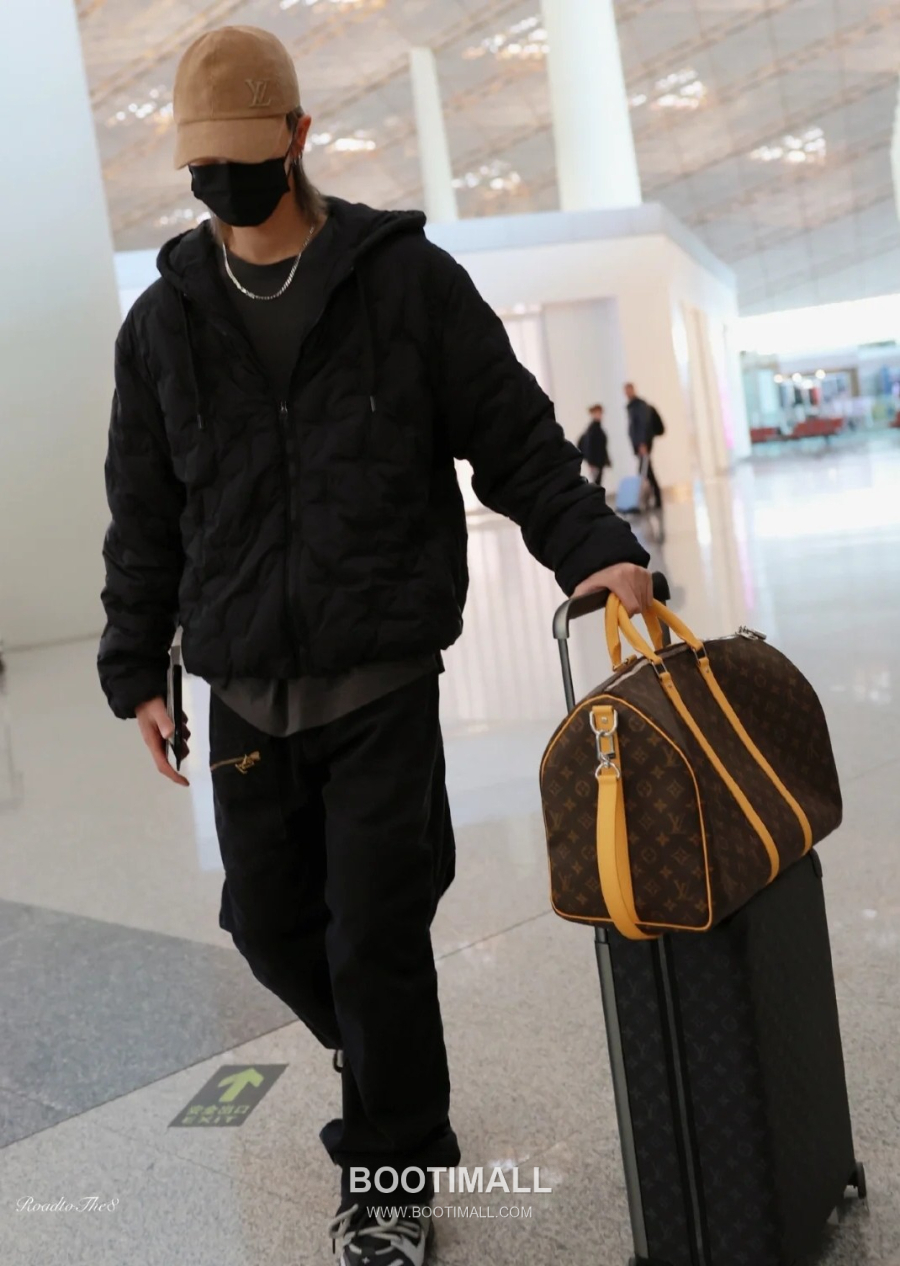 Louis Vuitton Keepall Bandoulière 50 Monogram Macassar 루이 비통 키폴 반둘리에 50 모노그램 마카사르 트래블 더플백 50cm 9