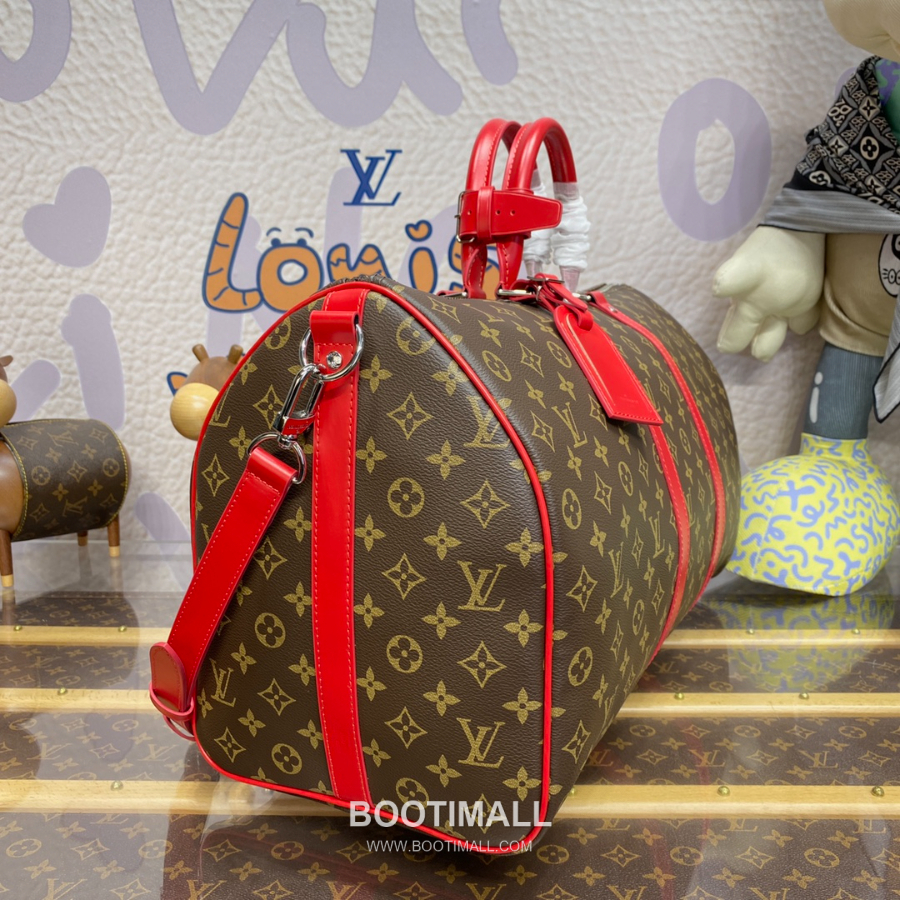Louis Vuitton Keepall Bandoulière 50 Monogram Macassar 루이 비통 키폴 반둘리에 50 모노그램 마카사르 트래블 더플백 50cm 20