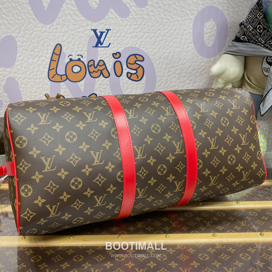 Louis Vuitton Keepall Bandoulière 50 Monogram Macassar 루이 비통 키폴 반둘리에 50 모노그램 마카사르 트래블 더플백 50cm 21