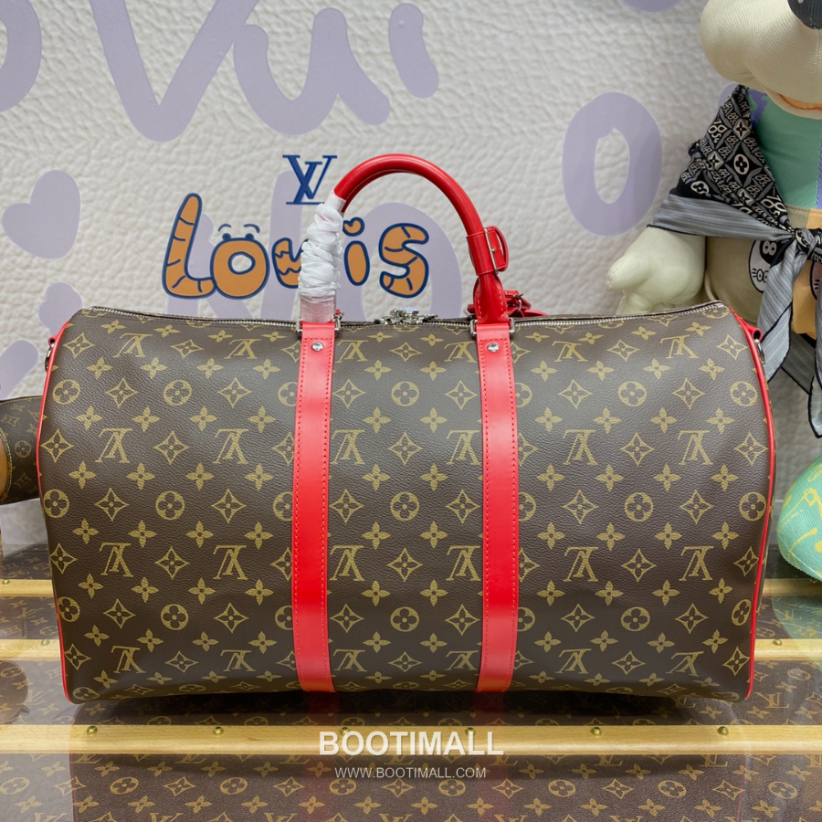 Louis Vuitton Keepall Bandoulière 50 Monogram Macassar 루이 비통 키폴 반둘리에 50 모노그램 마카사르 트래블 더플백 50cm 26
