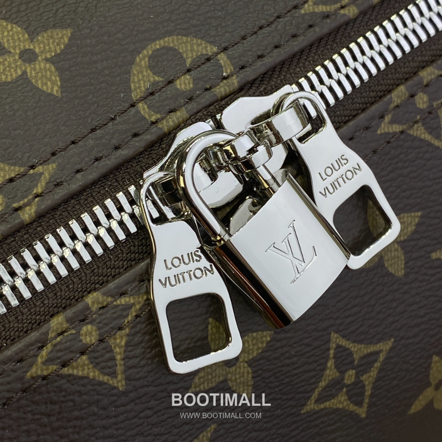 Louis Vuitton Keepall Bandoulière 50 Monogram Macassar 루이 비통 키폴 반둘리에 50 모노그램 마카사르 트래블 더플백 브라운 50cm 6