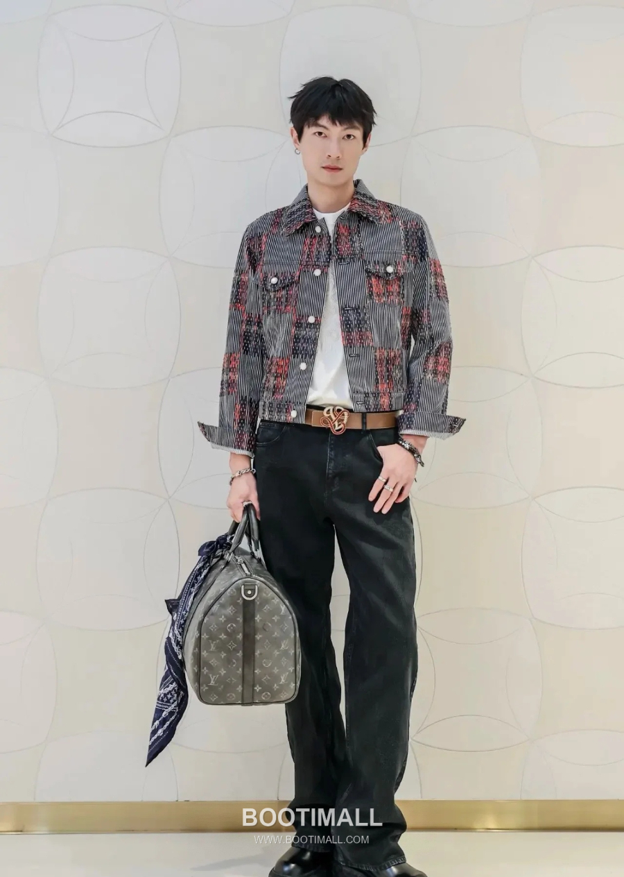 Louis Vuitton Keepall Bandoulière 50 Monogram Midnight Coated Canvas M41416 루이비통 키폴 반둘리에 50 모노그램 미드나이트 트래블 더플백 50cm 4