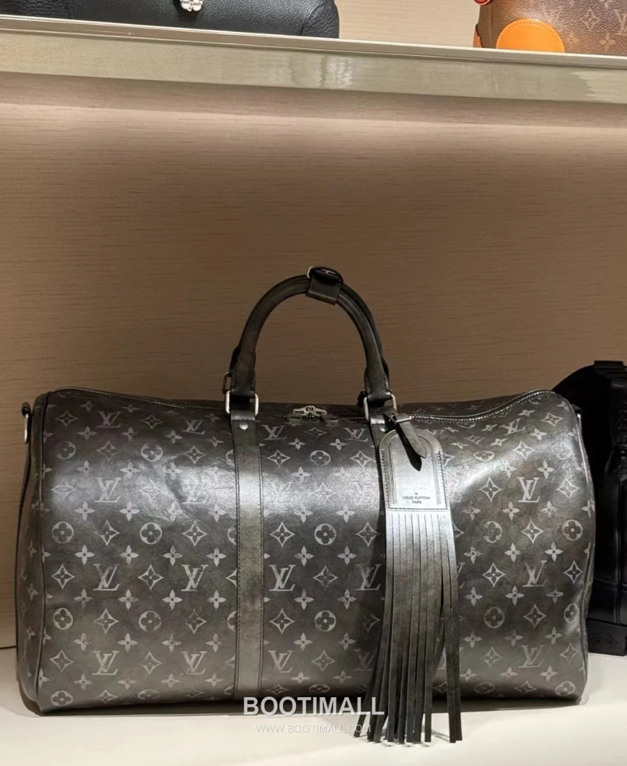 Louis Vuitton Keepall Bandoulière 50 Monogram Midnight Coated Canvas M41416 루이비통 키폴 반둘리에 50 모노그램 미드나이트 트래블 더플백 50cm 5