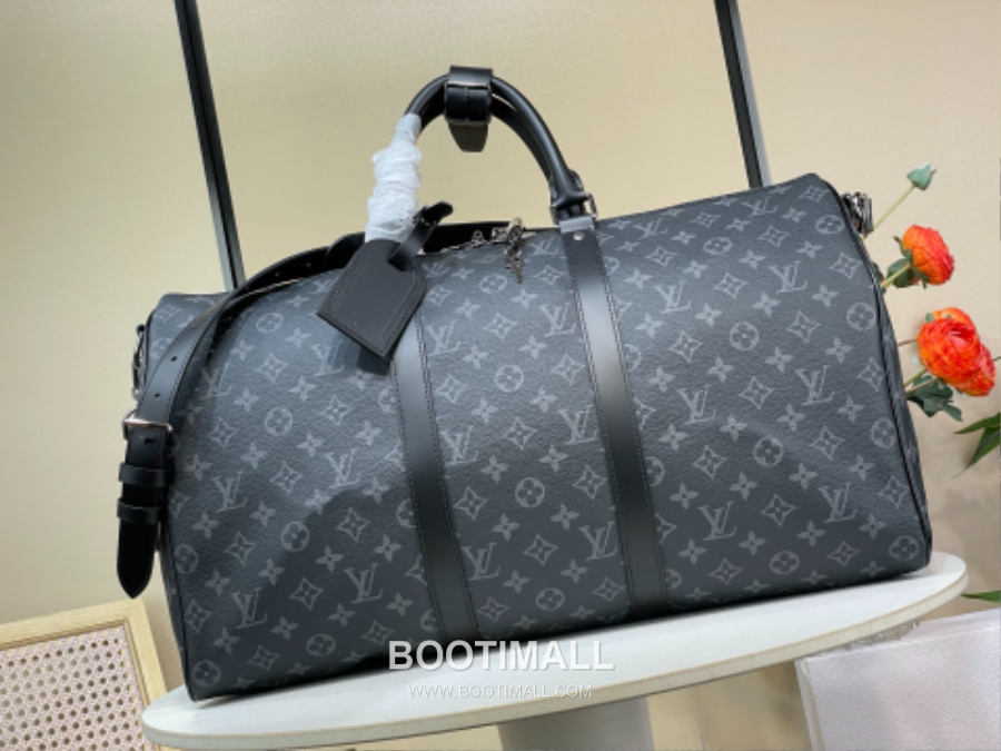 Louis Vuitton Keepall Bandoulière 50 Monogram Midnight Coated Canvas M41416 루이비통 키폴 반둘리에 50 모노그램 미드나이트 트래블 더플백 50cm 8