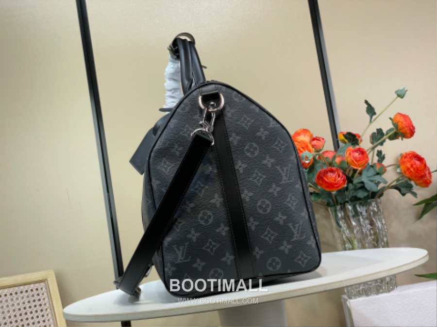 Louis Vuitton Keepall Bandoulière 50 Monogram Midnight Coated Canvas M41416 루이비통 키폴 반둘리에 50 모노그램 미드나이트 트래블 더플백 50cm 9