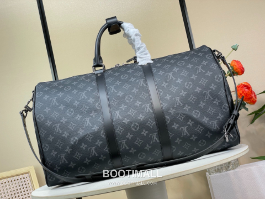 Louis Vuitton Keepall Bandoulière 50 Monogram Midnight Coated Canvas M41416 루이비통 키폴 반둘리에 50 모노그램 미드나이트 트래블 더플백 50cm 10