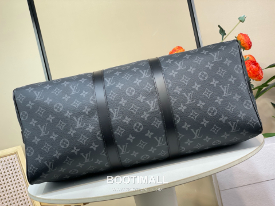 Louis Vuitton Keepall Bandoulière 50 Monogram Midnight Coated Canvas M41416 루이비통 키폴 반둘리에 50 모노그램 미드나이트 트래블 더플백 50cm 11