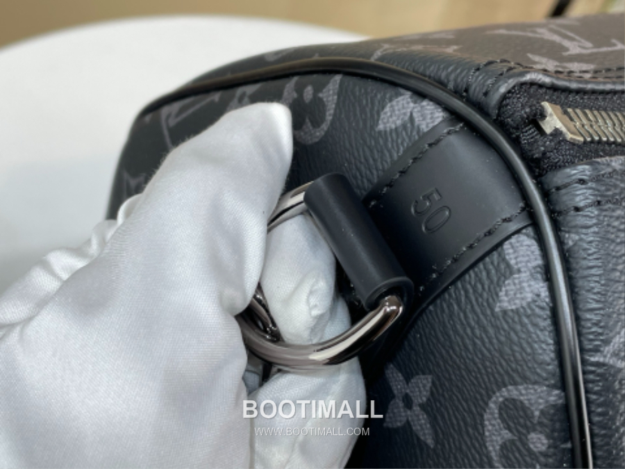 Louis Vuitton Keepall Bandoulière 50 Monogram Midnight Coated Canvas M41416 루이비통 키폴 반둘리에 50 모노그램 미드나이트 트래블 더플백 50cm 14