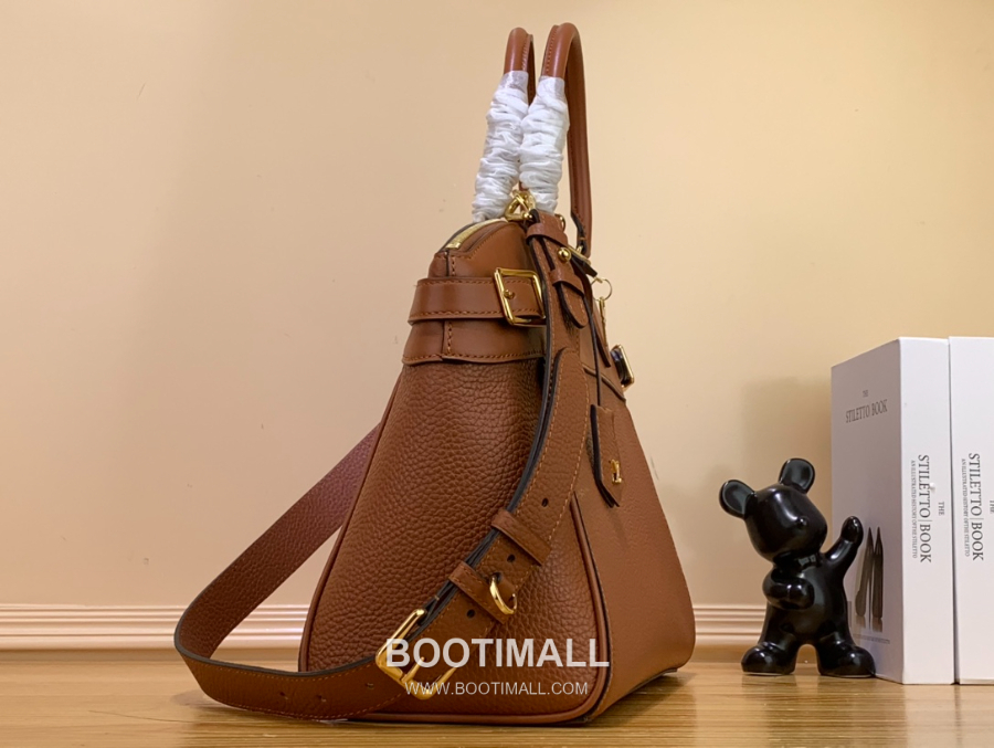 Louis Vuitton Lock It MM M11214 루이비통 락 잇 MM 토리용 레더 탑핸들 숄더백 브라운 29cm 2