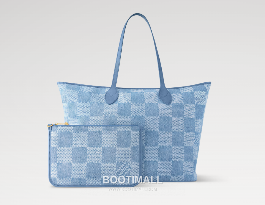 Louis Vuitton Neverfull MM Damier Denim 3D Tote 루이비통 네버풀 MM 다미에 데님 3D 토트백 N00198 60cm 2
