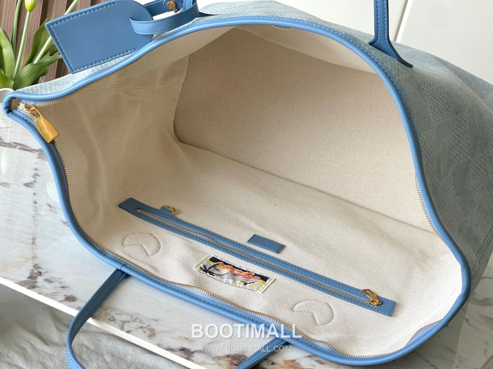 Louis Vuitton Neverfull MM Damier Denim 3D Tote 루이비통 네버풀 MM 다미에 데님 3D 토트백 N00198 60cm 11