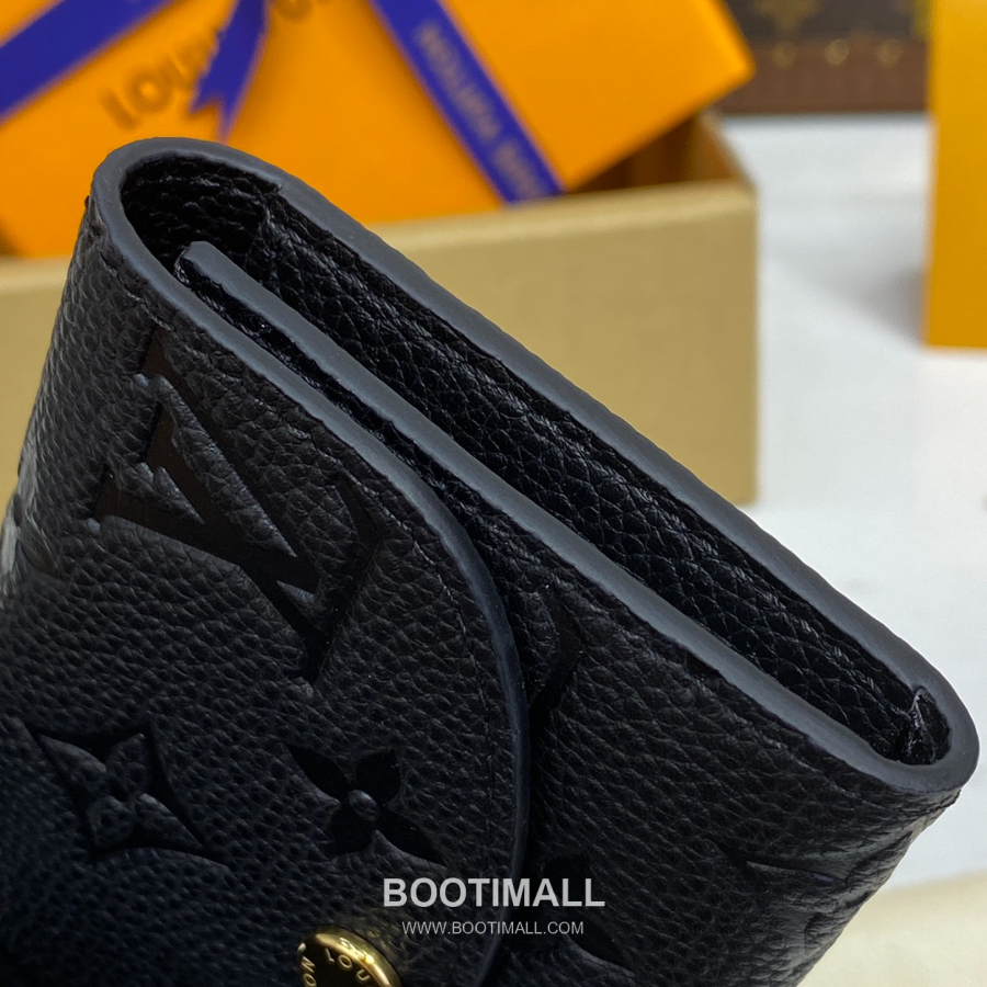 Louis Vuitton Rosalie Coin Purse Monogram 루이비통 로잘리 코인 퍼스 모노그램 앙프렝뜨 가죽 M81455 블랙 11cm 5