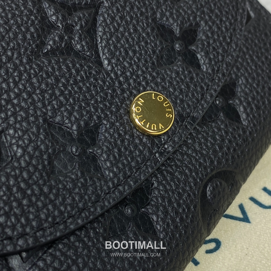 Louis Vuitton Rosalie Coin Purse Monogram 루이비통 로잘리 코인 퍼스 모노그램 앙프렝뜨 가죽 M81455 블랙 11cm 6