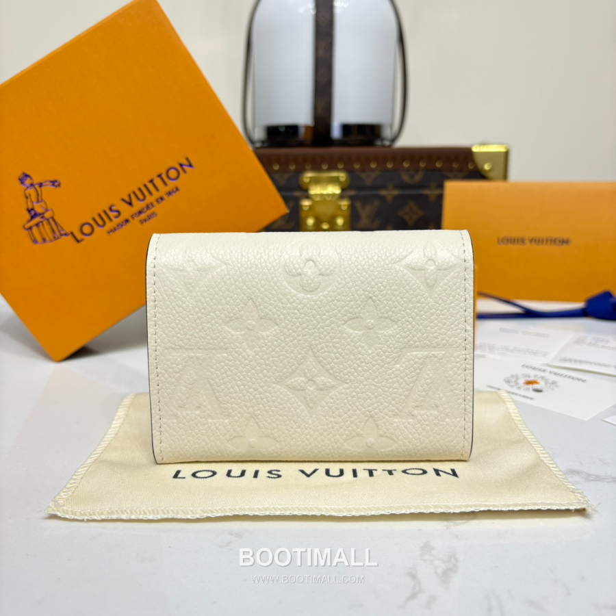 Louis Vuitton Rosalie Coin Purse Monogram 루이비통 로잘리 코인 퍼스 모노그램 앙프렝뜨 가죽 M25810 아이보리 11cm 3