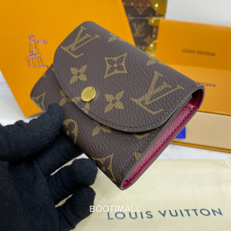 Louis Vuitton Rosalie Coin Purse Monogram Canvas 루이비통 로잘리 코인 퍼스 모노그램 캔버스 M62361 11cm 3