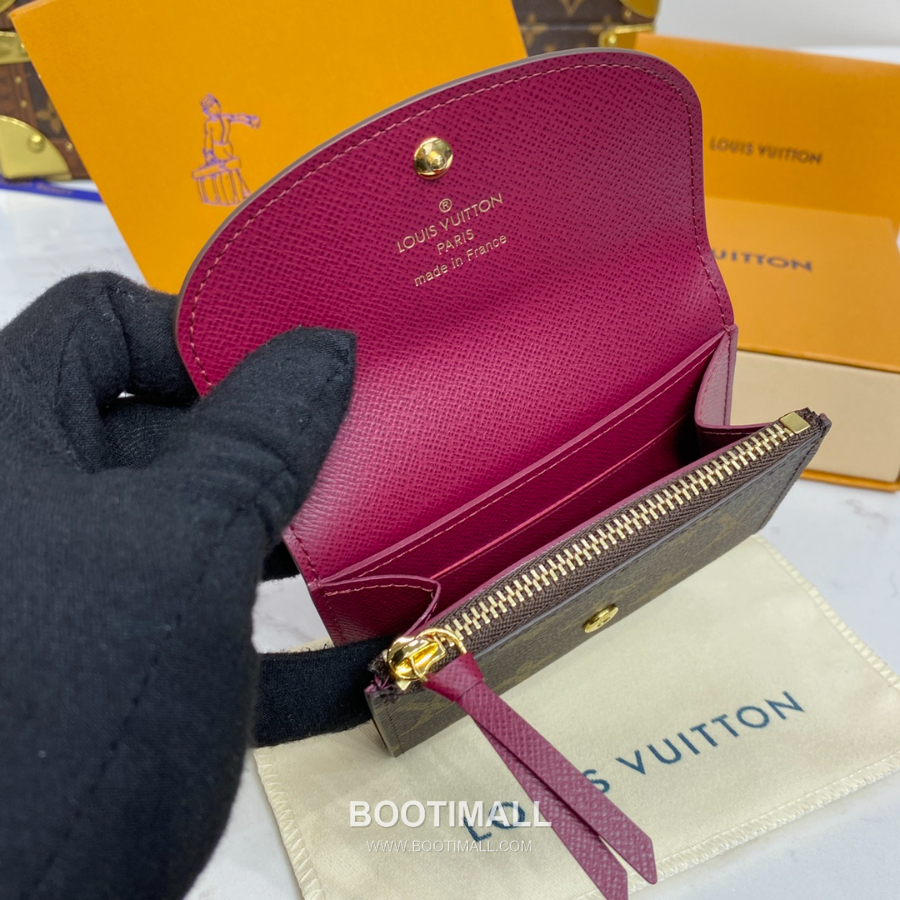 Louis Vuitton Rosalie Coin Purse Monogram Canvas 루이비통 로잘리 코인 퍼스 모노그램 캔버스 M62361 11cm 9