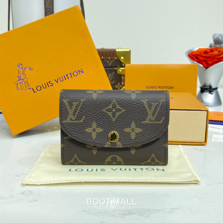 Louis Vuitton Rosalie Coin Purse Monogram Canvas 루이비통 로잘리 코인 퍼스 모노그램 캔버스 M62361 핑크 11cm 1