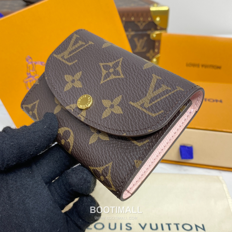 Louis Vuitton Rosalie Coin Purse Monogram Canvas 루이비통 로잘리 코인 퍼스 모노그램 캔버스 M62361 핑크 11cm 3