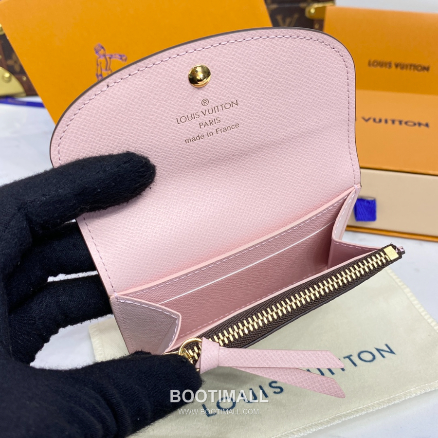 Louis Vuitton Rosalie Coin Purse Monogram Canvas 루이비통 로잘리 코인 퍼스 모노그램 캔버스 M62361 핑크 11cm 9