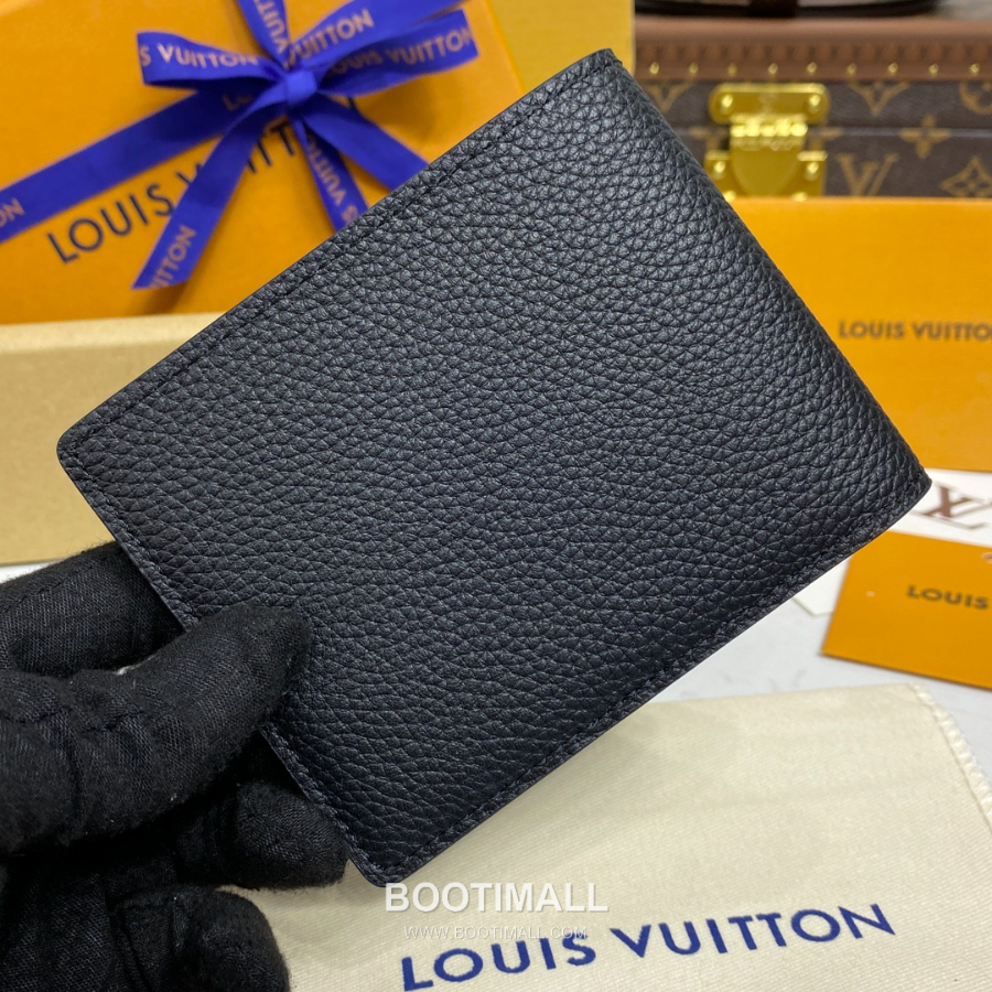 Louis Vuitton Pocket Organizer Aerogram Leather 루이비통 포켓 오거나이저 에어로그램 레더 M81031 12cm 2