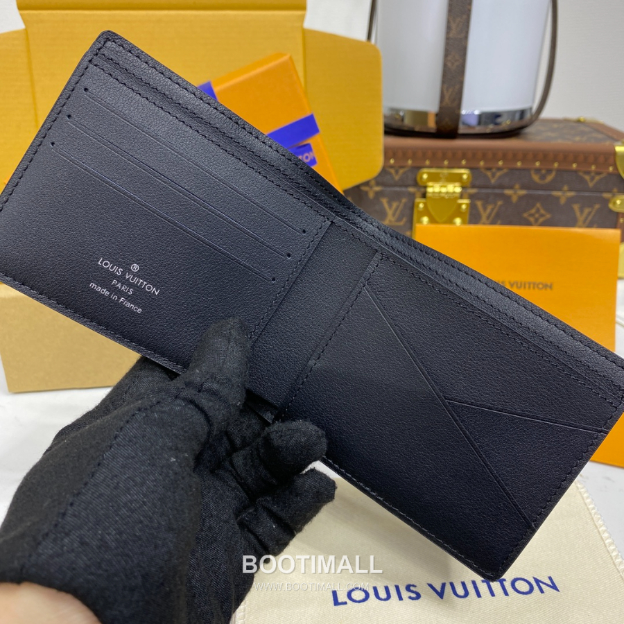 Louis Vuitton Pocket Organizer Aerogram Leather 루이비통 포켓 오거나이저 에어로그램 레더 M81031 12cm 5