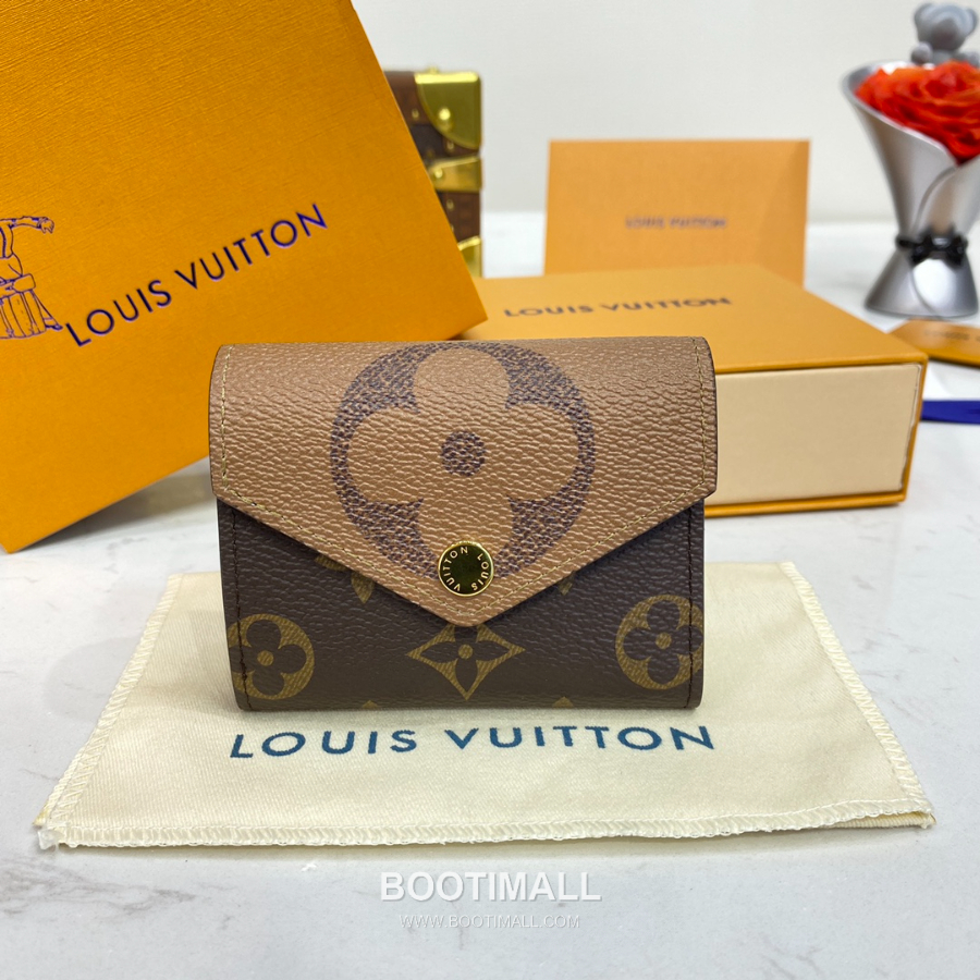 Louis Vuitton Zoé Wallet Monogram Reverse Giant Canvas M80725 루이비통 조에 지갑 모노그램 리버스 자이언트 캔버스 9.5cm 3