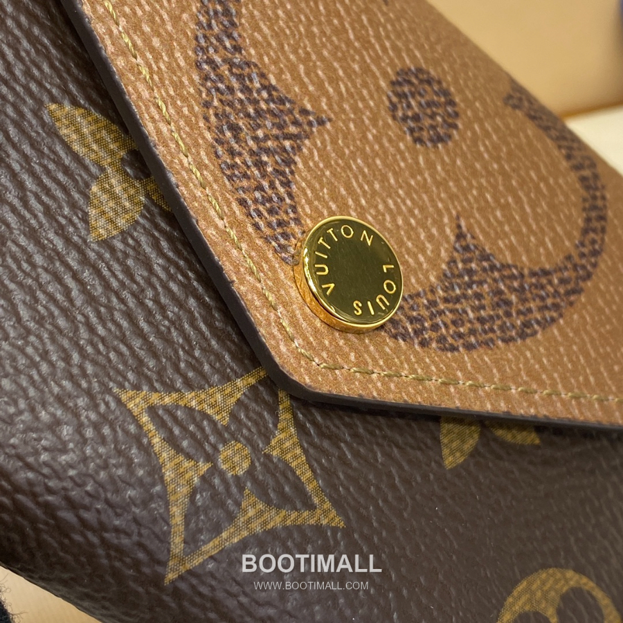 Louis Vuitton Zoé Wallet Monogram Reverse Giant Canvas M80725 루이비통 조에 지갑 모노그램 리버스 자이언트 캔버스 9.5cm 6