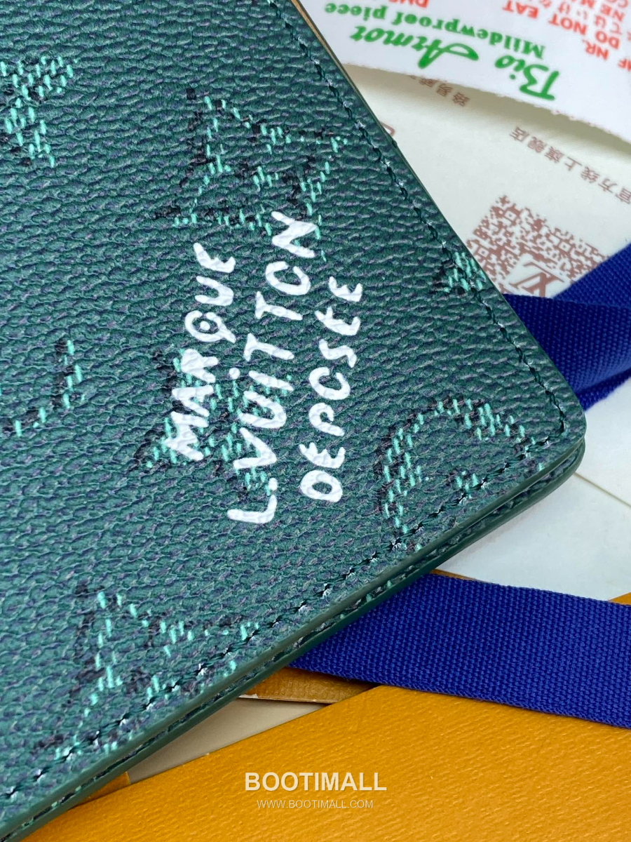 Louis Vuitton Slender Wallet Monogram Heritage 루이비통 슬렌더 월릿 모노그램 헤리티지 코티드 캔버스 M26837 M26838 그린 11cm 9