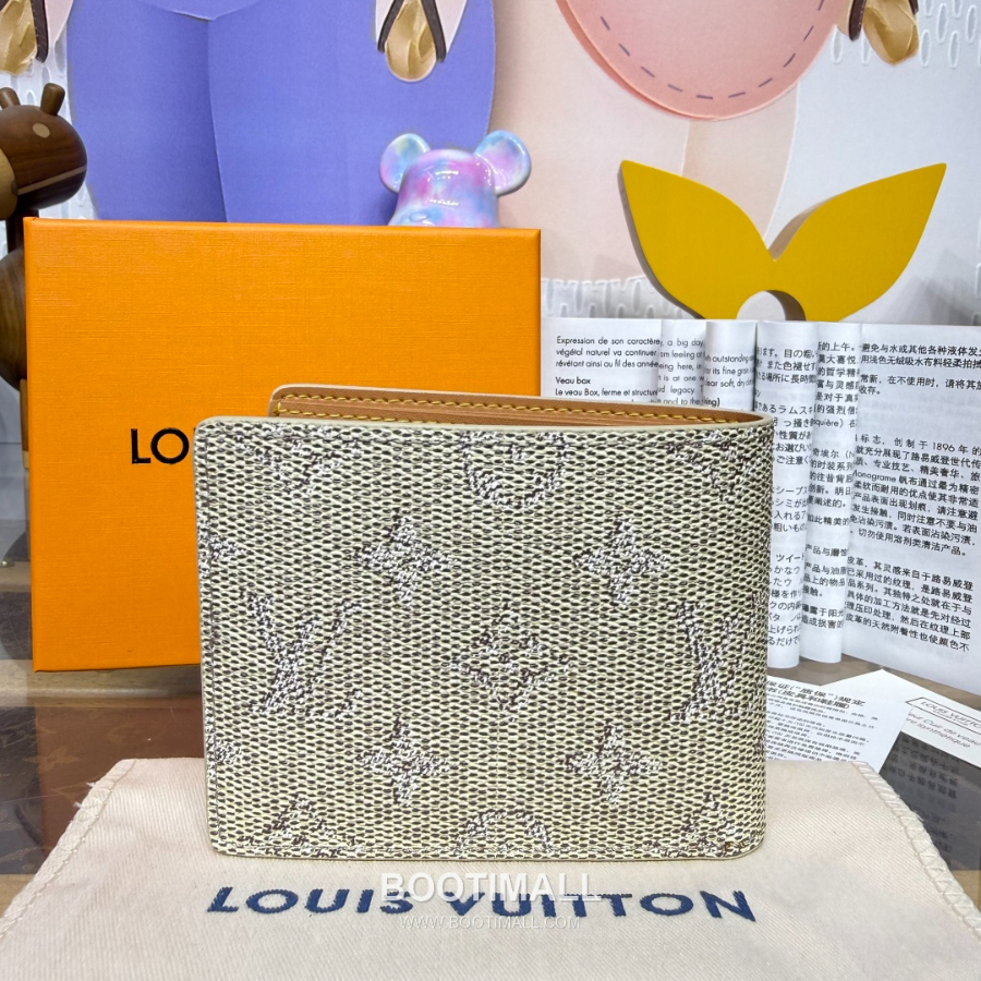 Louis Vuitton Slender Wallet Monogram Heritage 루이비통 슬렌더 월릿 모노그램 헤리티지 코티드 캔버스 M26837 M26838 베이지 11cm 2