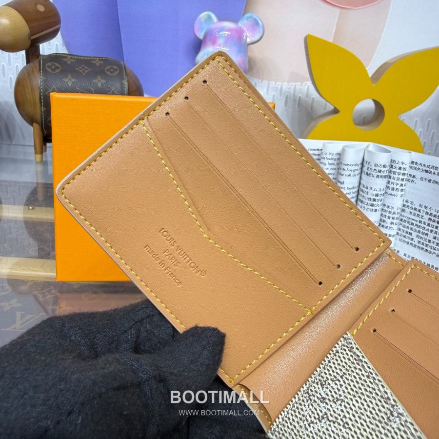 Louis Vuitton Slender Wallet Monogram Heritage 루이비통 슬렌더 월릿 모노그램 헤리티지 코티드 캔버스 M26837 M26838 베이지 11cm 5