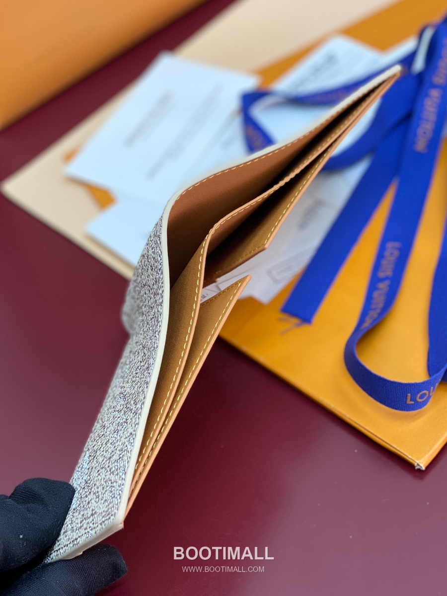 Louis Vuitton Slender Wallet Monogram Heritage 루이비통 슬렌더 월릿 모노그램 헤리티지 코티드 캔버스 M26837 M26838 베이지 11cm 8