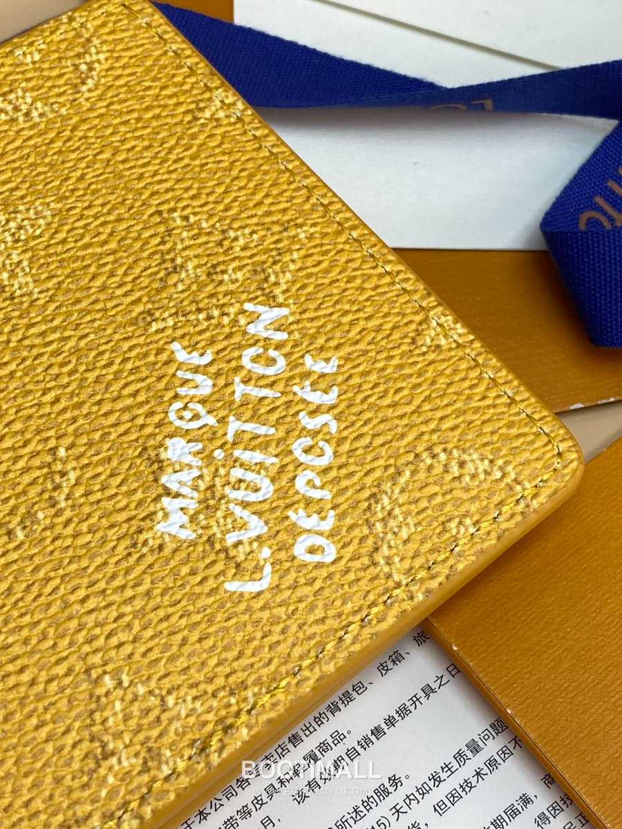 Louis Vuitton Slender Wallet Monogram Heritage 루이비통 슬렌더 월릿 모노그램 헤리티지 코티드 캔버스 M26837 M26838 옐로우 11cm 9