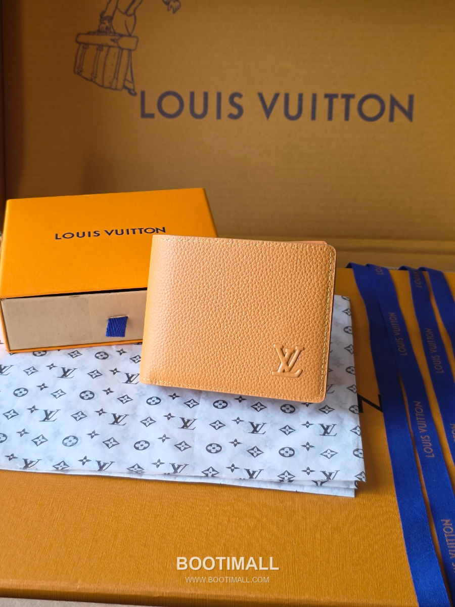 Louis Vuitton Slender Wallet Monogram M26837 M26838 루이비통 슬렌더 멀티플 월릿 모노그램 헤리티지 코티드 캔버스 오렌지 11cm 1