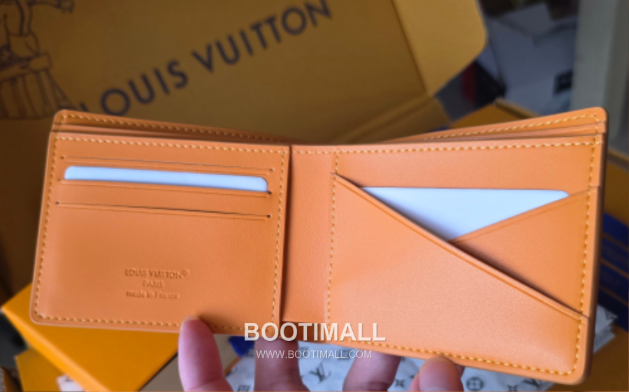 Louis Vuitton Slender Wallet Monogram M26837 M26838 루이비통 슬렌더 멀티플 월릿 모노그램 헤리티지 코티드 캔버스 오렌지 11cm 6