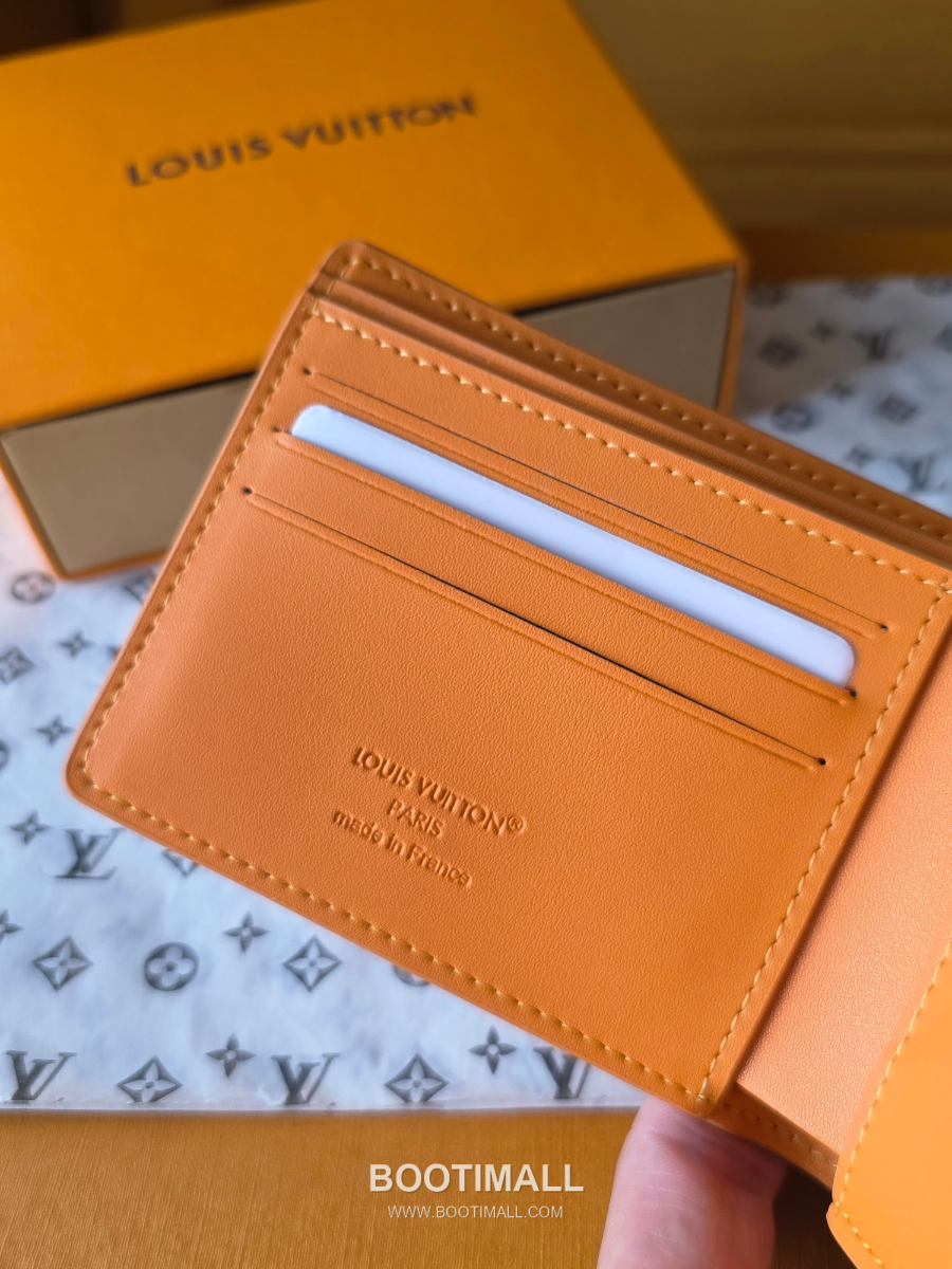 Louis Vuitton Slender Wallet Monogram M26837 M26838 루이비통 슬렌더 멀티플 월릿 모노그램 헤리티지 코티드 캔버스 오렌지 11cm 7