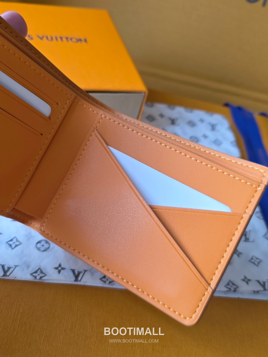 Louis Vuitton Slender Wallet Monogram M26837 M26838 루이비통 슬렌더 멀티플 월릿 모노그램 헤리티지 코티드 캔버스 오렌지 11cm 8