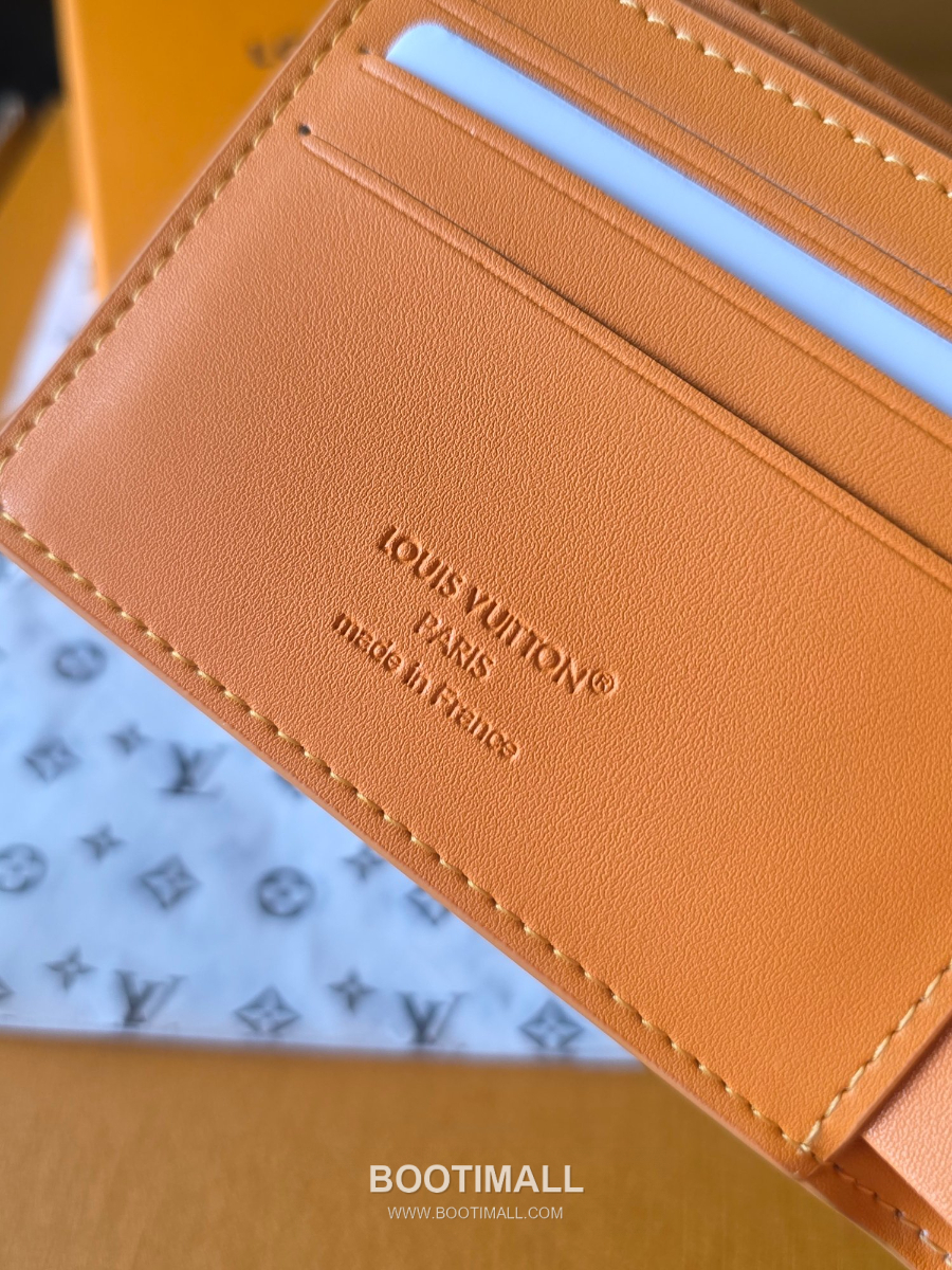 Louis Vuitton Slender Wallet Monogram M26837 M26838 루이비통 슬렌더 멀티플 월릿 모노그램 헤리티지 코티드 캔버스 오렌지 11cm 9