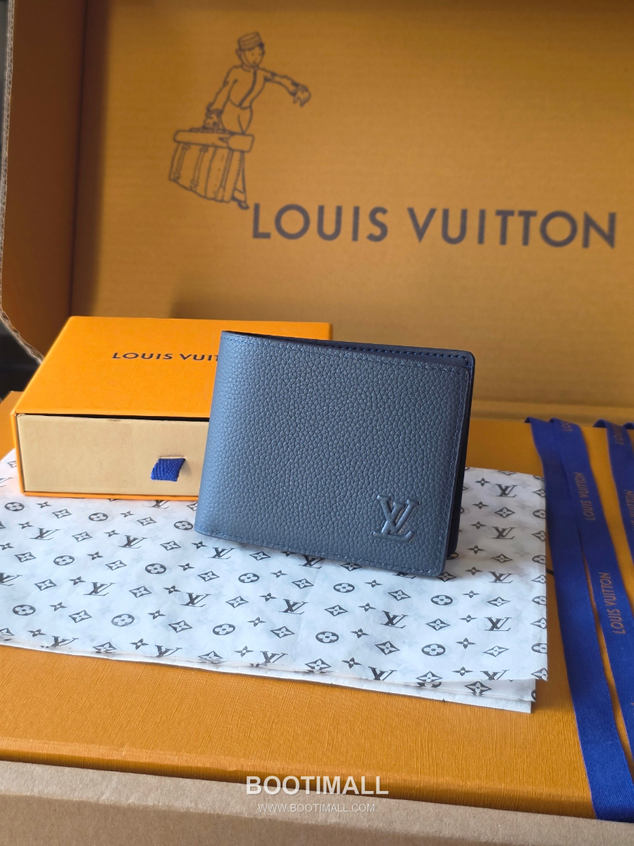 Louis Vuitton Slender Wallet Monogram M26837 M26838 루이비통 슬렌더 멀티플 월릿 모노그램 헤리티지 코티드 캔버스 그레이 11cm 1