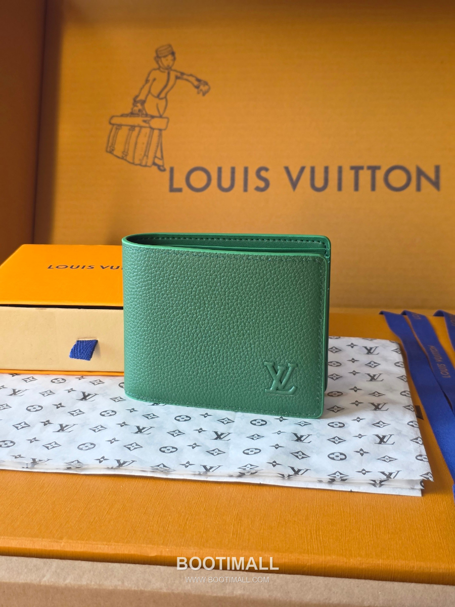 Louis Vuitton Slender Wallet Monogram M26837 M26838 루이비통 슬렌더 멀티플 월릿 모노그램 헤리티지 코티드 캔버스 그린 11cm 1